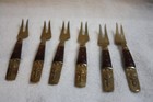 Vintage Thai Appetizer Forks (6) and Spoons (6) — photo 3