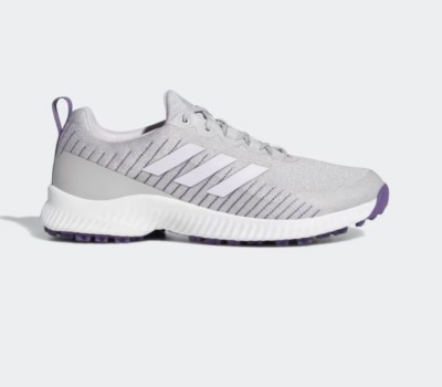 adidas women's response bounce golf shoes - White/Purple - EF2004