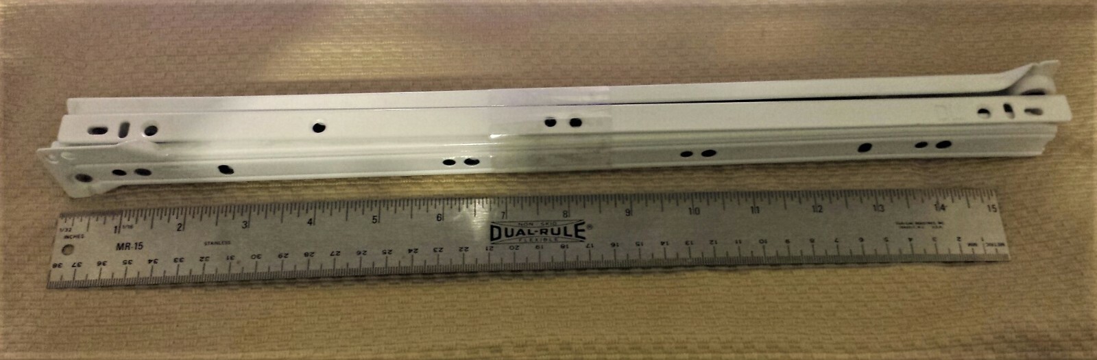 NEW !! BLUM 10 INCH Epoxy Coated White Euro Drawer Slides 