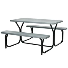 Picnic Table Camping Bench Picnic Set Outdoor Backyard Garden Patio Dining Party
