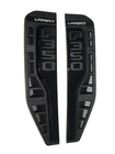 *READ* OEM 23-26 Ford F-350 LARIAT Left Right Pair Set Fender Emblem Badge BLACK