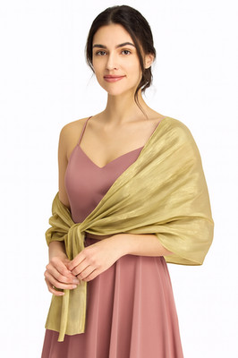 Leichter Seiden Polyester Schal Hochzeit Halstuch, Abendtuch (70x170cm)