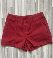 Universal Thread Women's High-Rise Denim Shorts Red NWT Size 8
