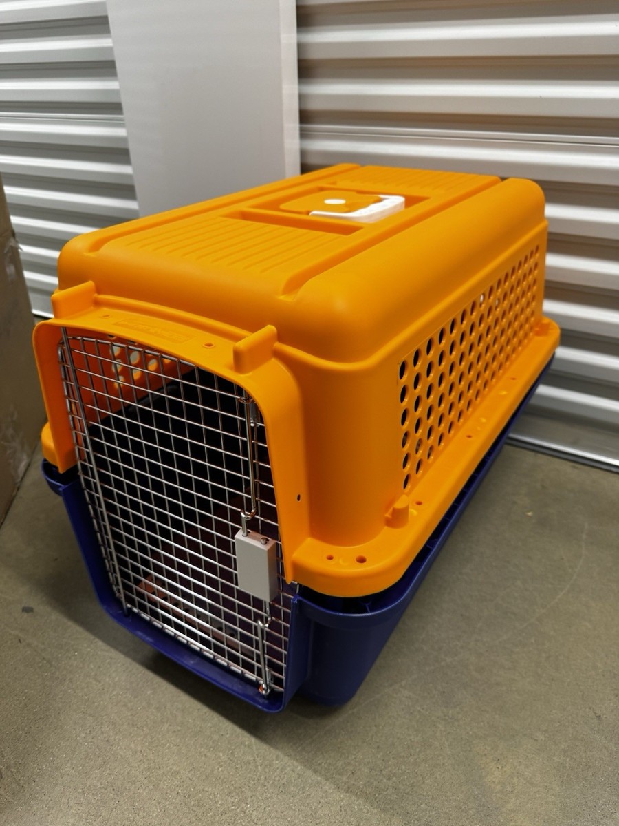 plastic airline approved large dog crate