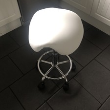 Salon Spa Barber Massage Stool Swivel Garage Workshop Chair Rolling Lift Seat