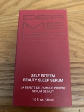NIB Dermelect Self Esteem Beauty Sleep Overnight Serum Luminous 1 fl oz 30 mil