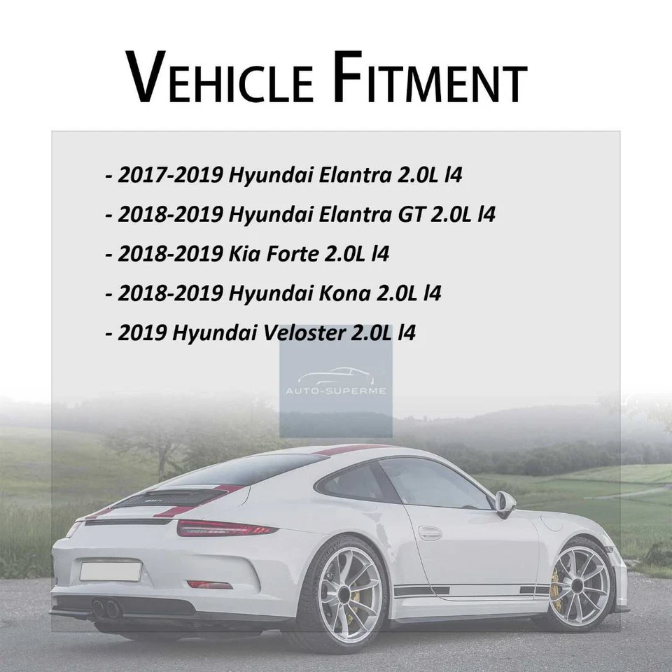 Termostato de refrigerante del motor para Hyundai Elantra GT 2018 2019 2,0 L Foto 2 de 4