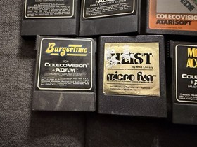 Colecovision Games Lot Of 11 Donkey Kong Junior Burgertime Centipede Rocky
