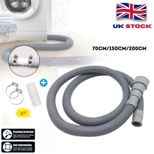 Universal Washing Machine Dishwasher Drain Waste Hose Extension Pipe Kit Tool UK