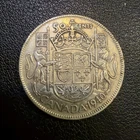 1940 Canada 50 Cents George VI Silver Coin – 80% Silver Half Dollar Gu405