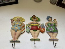 Decorative Beach house Ladies Wall Hooks with Vintage Style Cottagecore
