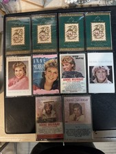 Anne Murray Cassette Tape Lot Of 10 Greatest Hits Christmas Heart Over Mind