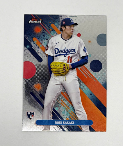 2025 Topps Finest Roki Sasaki #40 card