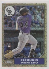 2022 Update 1987 Topps Chrome Silver Pack Series Mojo Elehuris Montero 00ma