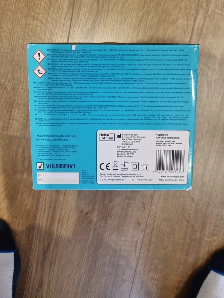 Vicks Personal Humidifier Ultrasonic CoolMist Vul505e4v1 - Image 3 of 4