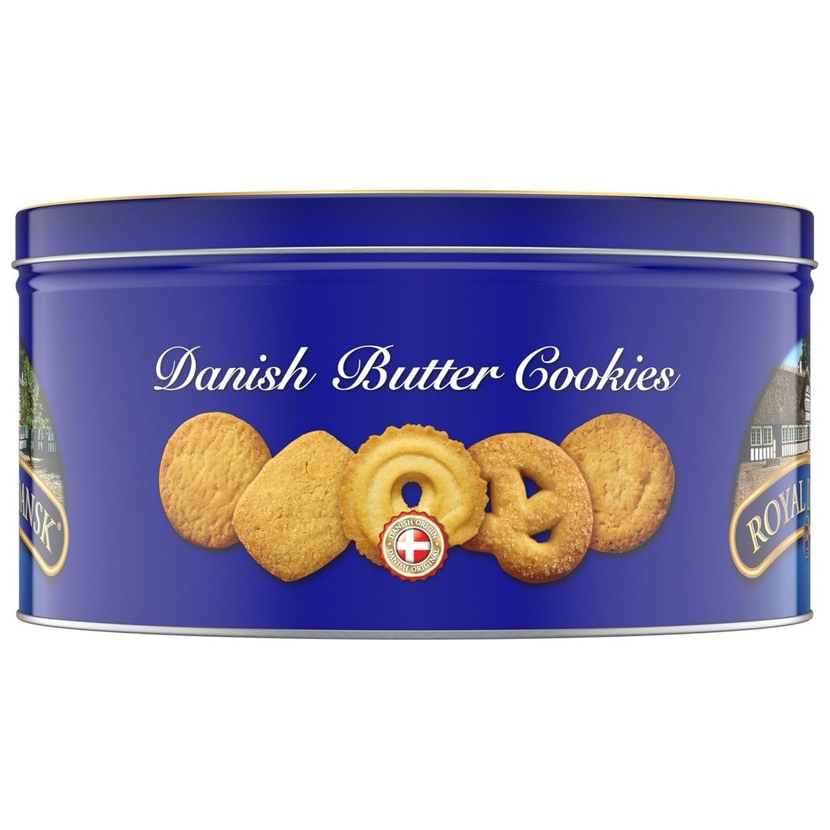 Royal Dansk Danish Cookies Tin, butter, 24 Ounce Pound (Pack