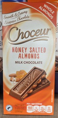 Choceur Milk Chocolate Honey Salted Almonds Bundle 7.05oz 200g