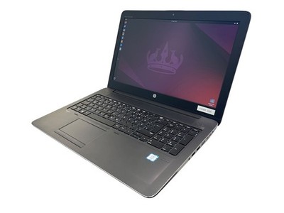 Laptop Linux Ubuntu, HP Zbook 15 G4, i7-7820HQ, 16GB RAM, Nvidia Quadro, 512GB,