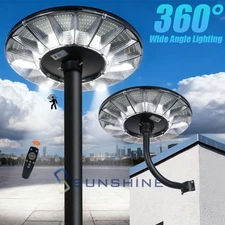 11000W Commercial Solar Street Light DUSK TO DAWN Patio Parking Lot Pole Lights