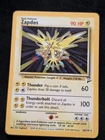 Zapdos 20/130 Base Set 2 - RARE HOLO - WOTC VTG 2000 Pokemon TCG