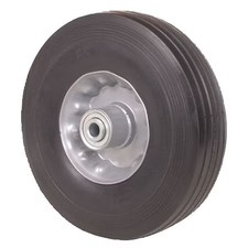 Solid Rubber Wheel, 8 In., 350 Lb., Sym,  1Nwy4