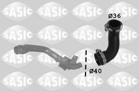 Sasic Ladeluftschlauch 3334045 FüR Renault Clio 3 BR0 CR0 Modus Dci FP0D JP0D