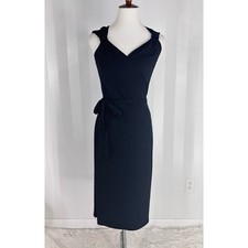 NINE WEST Women’s Black Sleeveless Fit & Flare Dress Sz S