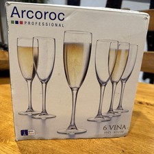 Arcoroc Professional Vina Champagne Flutes 19cl X 6