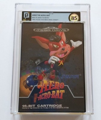 SEGA MEGA DRIVE,AERO THE ACROBAT,1993,sealed,PIXEL 85,PAL,deutsch,selten.