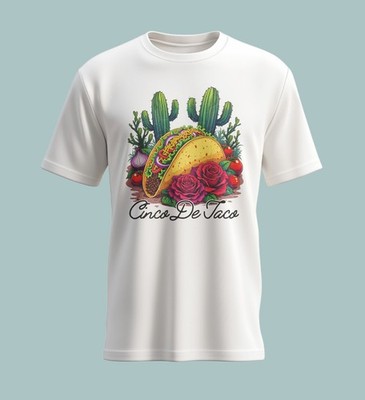   Mexican Fiesta   Cinco de Taco! T-Shirt - ¡Arriba!    