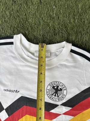vintage adidas germany 88/90 Soccer Jersey Streetwear Size L (M