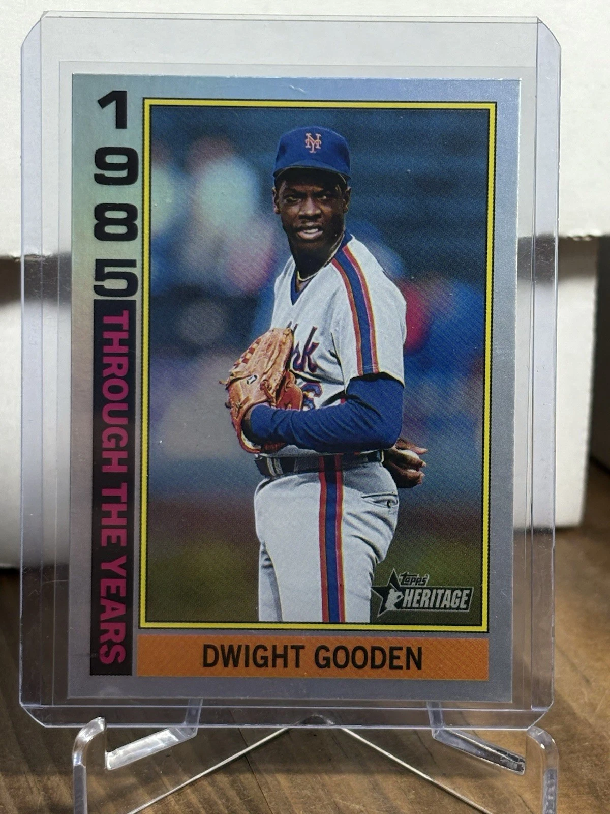 2025 Topps Heritage DWIGHT GOODEN Through The Years TTY-7 Holographic Foil SP