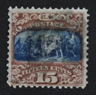 CKStamps: US Stamps Collection Scott#119 15c Pictorial Used Scratch