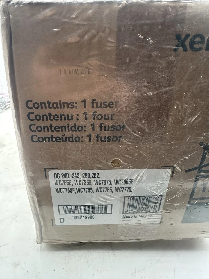 Xerox Fusor 008R12988 DocuColor 240, 242, 250, 252, 260 WorkCentre 7655.7665 OEM Foto 3 de 3
