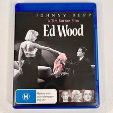 Ed Wood Bluray Region Free Tim Burton Jonny Depp Tracked Postage