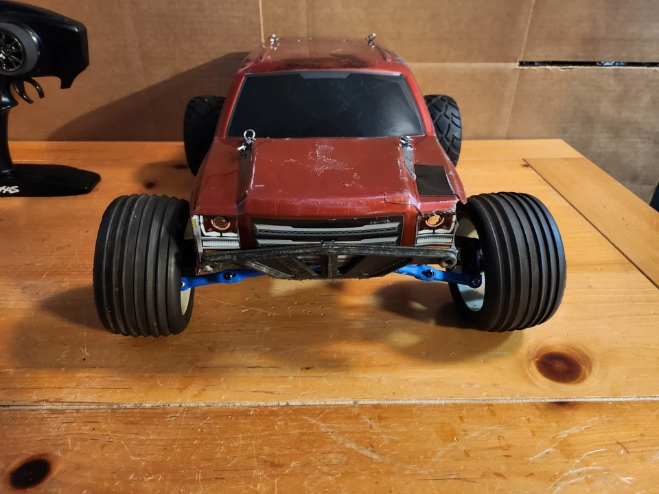 Traxxas rustler vxl-3s 2wd with upgrades,roller,and extra parts - Image 2 of 4