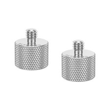 CAMVATE 2Pcs Mic Stand Adapter 5/8" Female to 1/4" Male for Microphone Stands