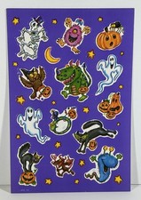 American Greetings HALLOWEEN Stickers 1 Sheet MONSTERS GHOSTS PUMPKINS