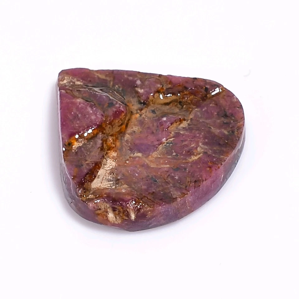11.5 Ct. Rare Top Grade Quality 100% Natural Pink pyrite Ruby texture druzy Fanc - Image 3 of 4