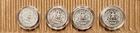 🔥 1940-64 Washington Quarter 90% Silver Circulated $1 Face Value 4 Quarters🔥