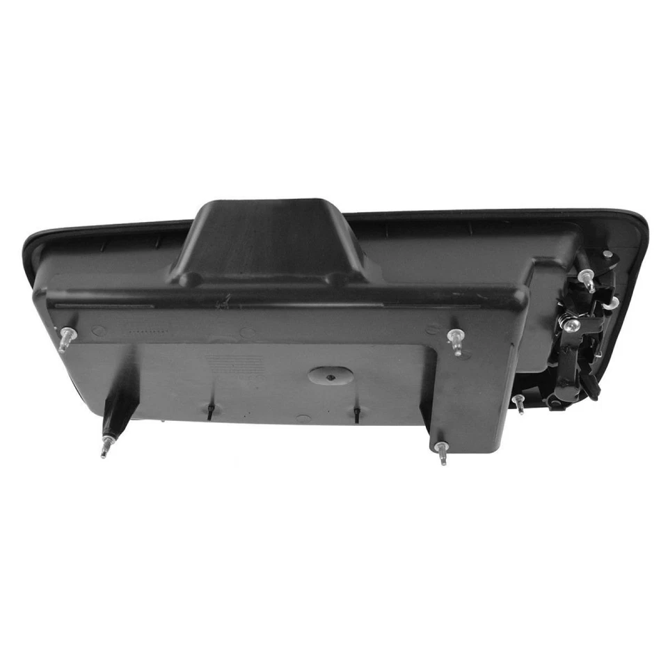 Manija de puerta negra texturizada con carcasa de placa exterior trasera derecha para Chevy GMC Foto 2 de 4
