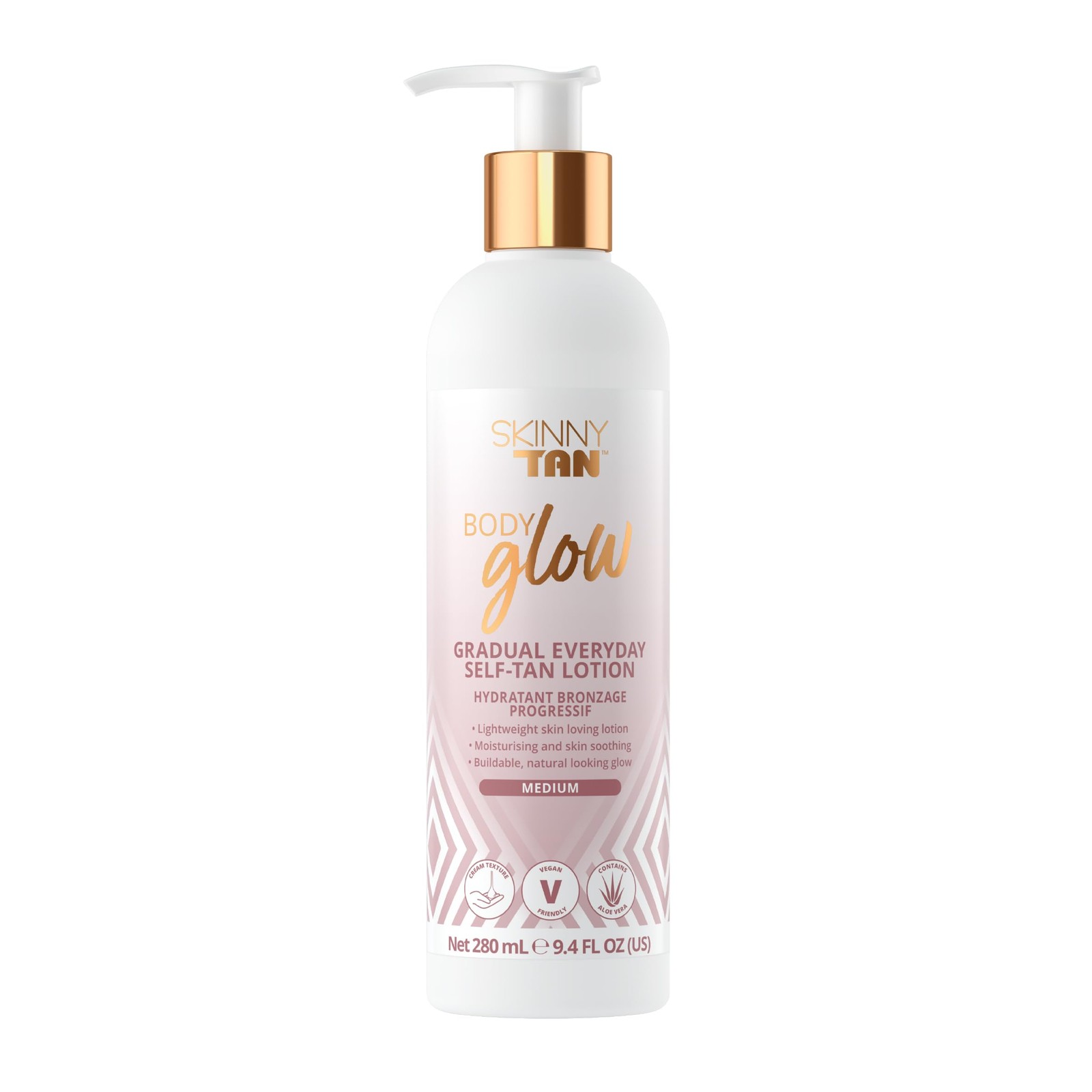 Skinny Tan Body Glow Moisturising Gradual Tan Lotion - Fake Tan Moisturiser, ...