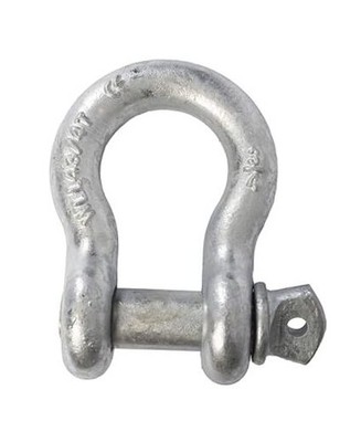 Bow Shackle for Tow Strap Hooks by 3/4 Alloy Steel Heavy Duty Shackles with 
