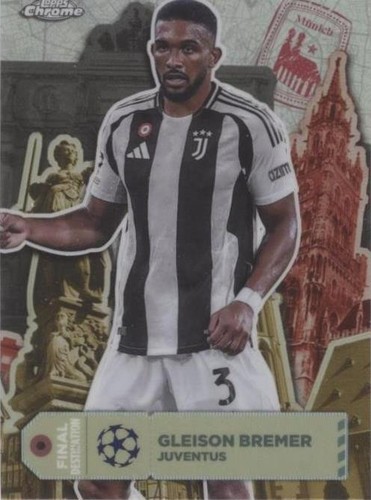 Figurine Minix Football Stars #254 – Gleison Bremer (Juventus) – 12 Cm, PVC, Sous Licence Officielle