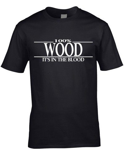 Wood Name Mens T-Shirt Surname Novelty Funny Family Gift Tee T Shirts Top - 第 1/7 張圖片