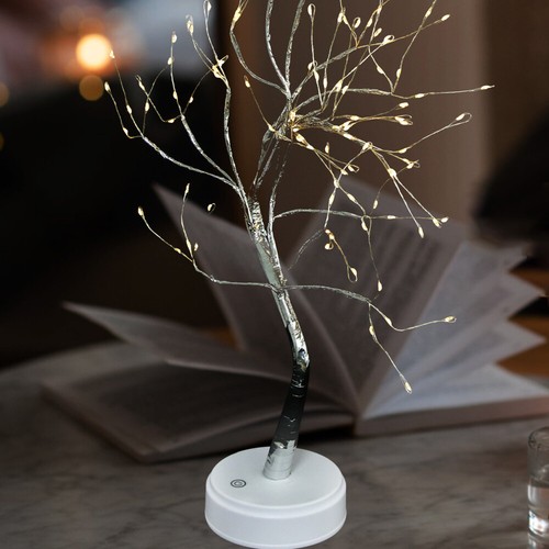 1Pc LED Night Light Decorative Tree Leaf Lights Bedside Lamp No Battery - Picture 6 of 12