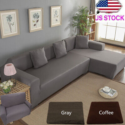 2 3 L Shape Seat Size Stretch, How Much Fabric To Cover A Sectional Sofa