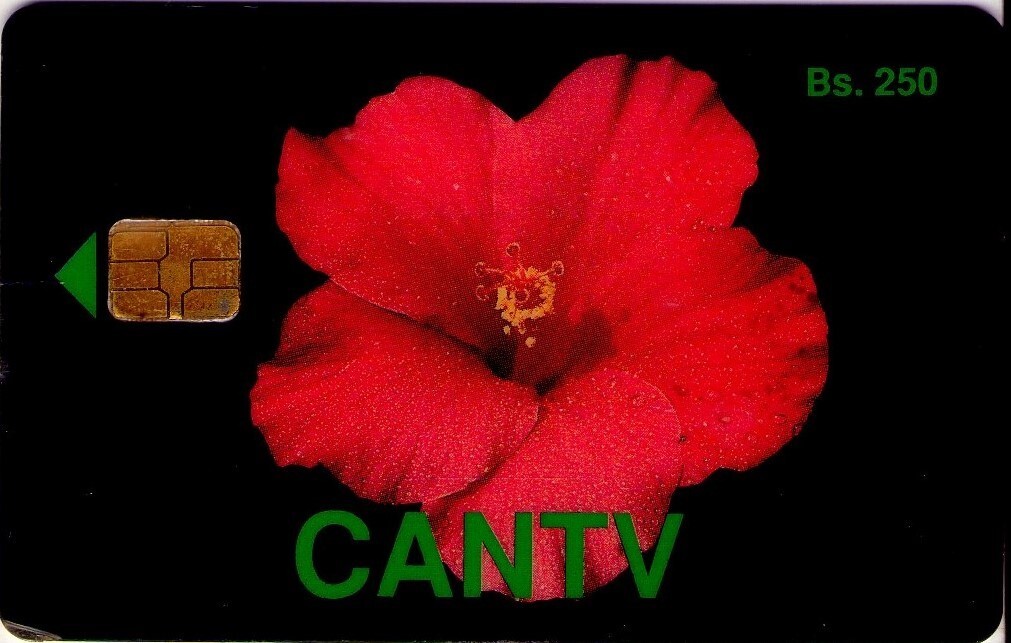 VENEZUELA. VE-CAN2-0008. FLOR, CAYENA. 02-93. (661)