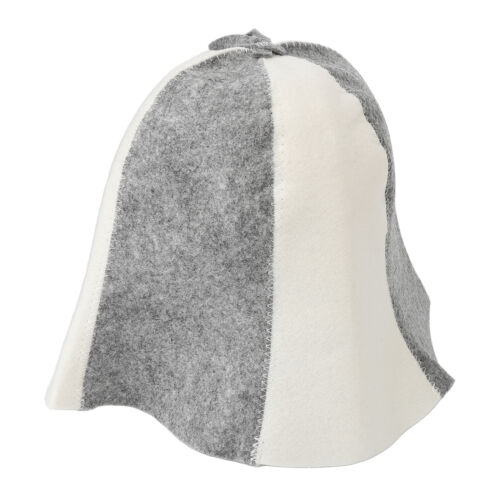 Sombrero de sauna absorción de agua protección transpirable para la cabeza fieltro gorra de sauna baño Ha YUW - Imagen 1 de 22