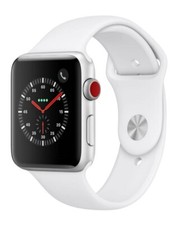 Apple MTGR2LL/A Series 3 42mm Smartwatch - Silver Aluminum Case/White Sport Band